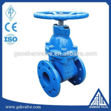 Standard EN flange type stem gate valve drawing